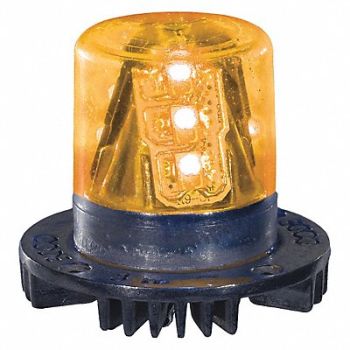 PSE AMBER LED Strobe Light Head 1 L 1-1/2 W, 9JZD7
