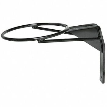 GRAINGER APPROVED Vertical Mount Cone Holder Black, 8M404