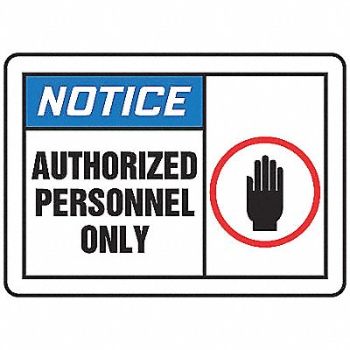 ACCUFORM Safety Label 3 1/2 inx5 in Vinyl PK5, 9LMN0