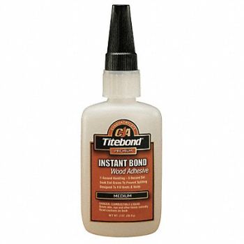TITEBOND Instant Adhesive 2 oz Clear, 8MXH0