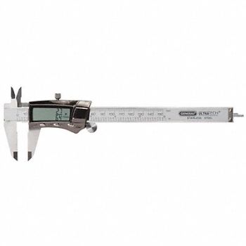 GENERAL Fractional Digital Caliper 0 to 8 In, 8MYU9