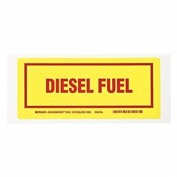 BRADY Container Label 3 inx7 in Polyester PK25, 8N663