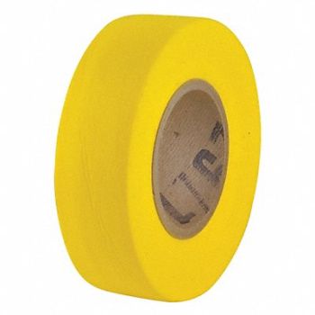 PRESCO PRODUCTS CO Biodegradable Flagging Tape Yellow 100ft, 8N815
