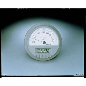 OAKTON Digital/Analog Hygrometer 0 to 160 F, 8NCJ0