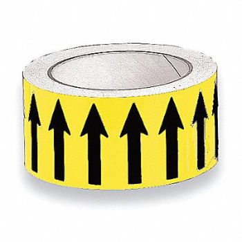 HARRIS INDUSTRIES E8343 Banding Tape Yellow 2in W 54ft Roll L, 8NE98