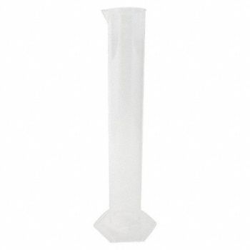 LAB SAFETY SUPPLY Graduated Cylinder 1000mL 10mL Grads PMP, 8NEA0