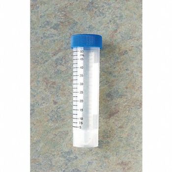 GRAINGER APPROVED Centrifuge Tube 50mL Sterile PP PK500, 8NHP2