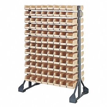 QUANTUM STORAGE SYSTEMS E1535 BinRailFlrRck 20inx54inx36in LdCp 133lb, 8NJA0