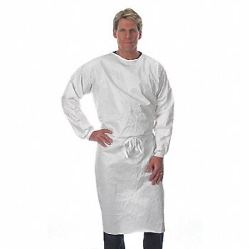 LAKELAND Disposable Sleeve Apron White 2XL, 9ML53