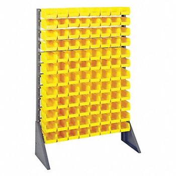 QUANTUM STORAGE SYSTEMS F1608 BinRailFlrRck 36inx54inx15in LdCp 50 lb, 8NKH2
