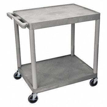 GRAINGER APPROVED Utility Cart 400 lb Load Cap. PE, 8NLW2