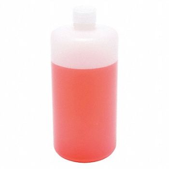 LAB SAFETY SUPPLY Bottle 1000mL Plastic Narrow PK6, 8P778