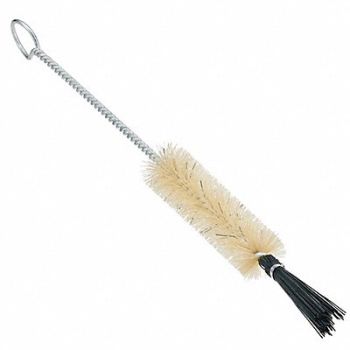 COOPER TOOLS Test Tube Brush Black/White 3In Nylon, 8P898