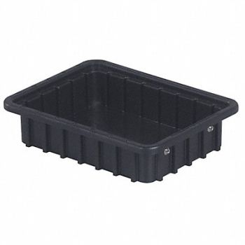 LEWISBINS Divider Box Black TPE 12, 8PGG0