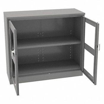 TENNSCO Storage Cabinet 42 x48 x18 MdGry 2Shlv, 8PGK3