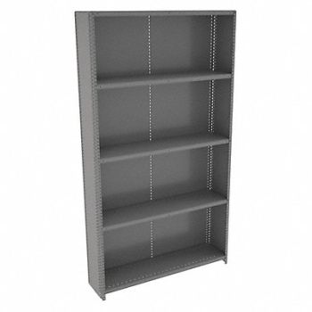 TENNSCO Metal Shlvng Cap 500 lb 12inx84inx48in, 8PGT0