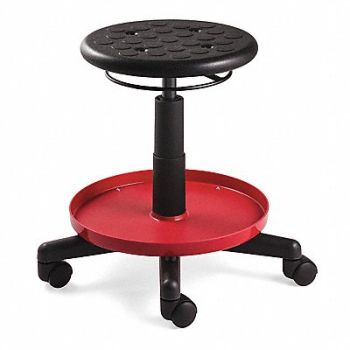 BEVCO Round Stool 5-Star Black 20 H, 8PJ77