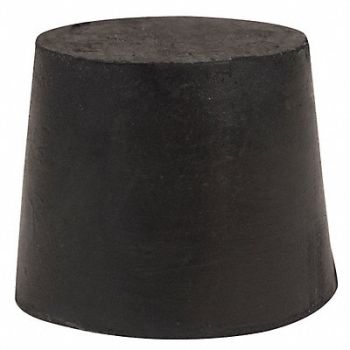 GRAINGER APPROVED Stopper 25mm Black PK18, 8PM15