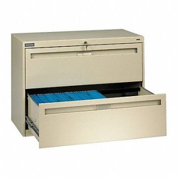 TENNSCO File Cabinet 36 in 2 Drawer Putty, 8PM28