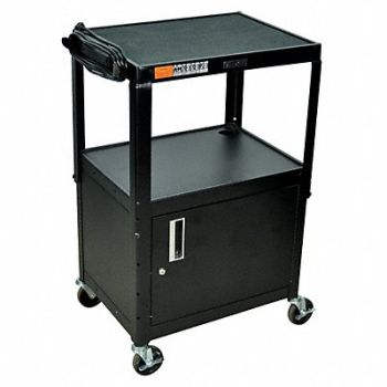 GRAINGER APPROVED Audio-Visual Cart 300 lb 24 in L, 8RHH2