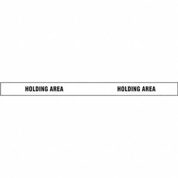 GRAINGER APPROVED Floor Tape Black/White 2 inx180 ft Roll, 8RHM9