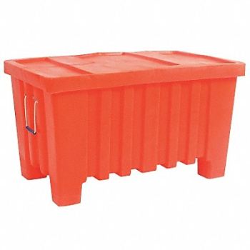 MYTON INDUSTRIES Bulk Container Orange, 8RJK5