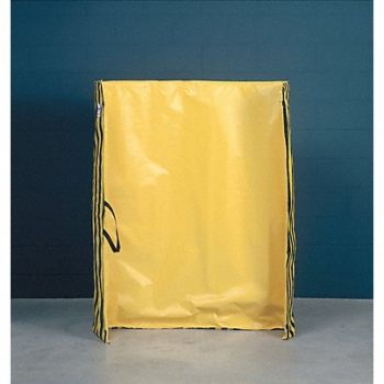 SINGER SAFETY Welding Screen Cotton Duck 6x9 ft Green, 9HN74