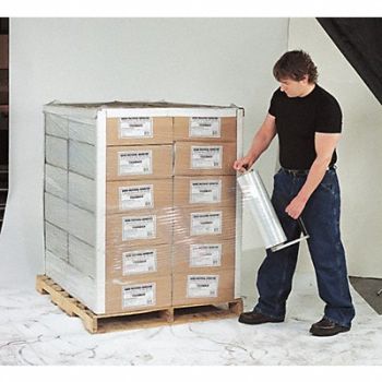 GRAINGER APPROVED Stretch Wrap Cast Standard Duty, 15A988