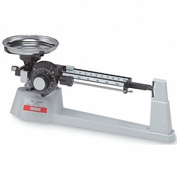 OHAUS Triple Beam Balance SS Pltfrm 610g Cap., 8RLR0