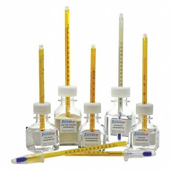 THERMCO Liquid In Glass Thermometer 20 to 130C, 8WYC1