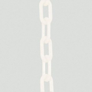MR. CHAIN E1220 Plastic Chain 3/4 In x 50 ft White, 8RMH0