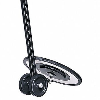 SEE ALL INDUSTRIES Inspection Mirror Wheeled 18in dia Round, 8RN39