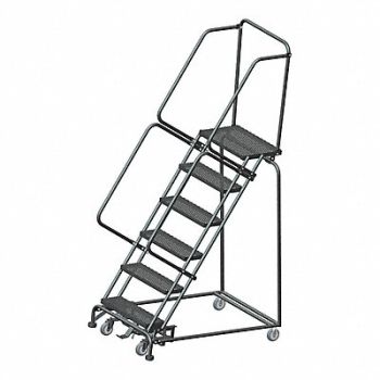 BALLYMORE Lockstep Rolling Ladder Steel 60 In.H, 8RNE9