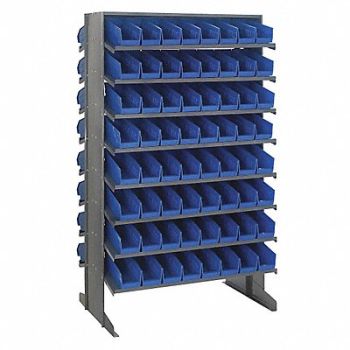 QUANTUM STORAGE SYSTEMS E1550 Pick Rack 24inx60inx36in Blue, 8RRH2