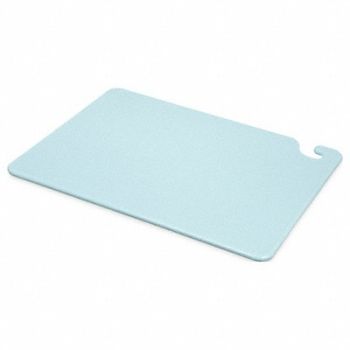 SAN JAMAR Cutting Board 20 x 15 x 1/2 In Blue, 8RRL9