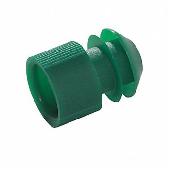 DYNALON TestTube Stopper 15-17mm Green Pk1000, 9NZV0