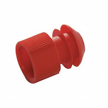 DYNALON TestTube Stopper 11-13mm Red Pk1000, 9AJR5