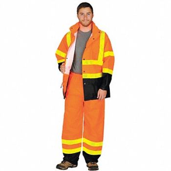 KISHIGO Rain Jacket/Pant Class 3 Type R 4XL/5XL, 8UUM4