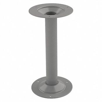 TENNSCO Bench Pedestal 16-1/4 in Gray, 8TKU8