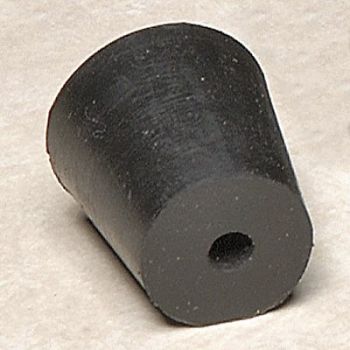 GRAINGER APPROVED Stopper 25mm Black PK33, 8TP92