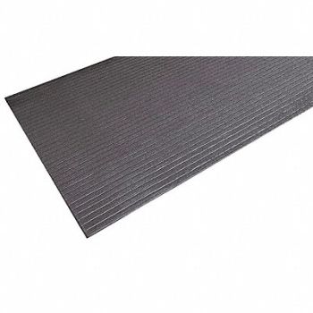 NOTRAX Antifatigue Runner Black 3ft. x 12ft., 3UGD9
