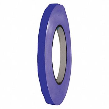GRAINGER APPROVED Bag Sealing Tape Blue 3/8 in W 180 yd L, 8TUF0