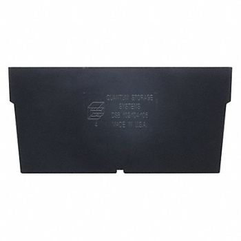 QUANTUM STORAGE SYSTEMS Divider 6 5/8 in Black 50 PK50, 8TW03