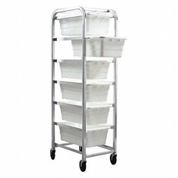 QUANTUM STORAGE SYSTEMS Tub Rack 180 lb Capacity 6 Shelves, 8TWP7