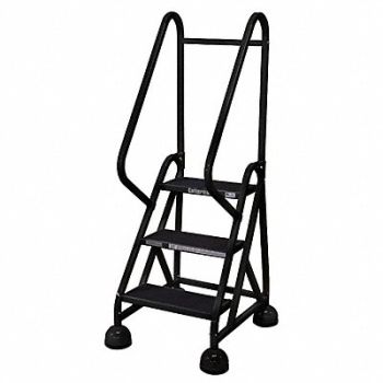 COTTERMAN F2128 Rolling Ladder Hndrl Platfm 27 In H, 8TX39