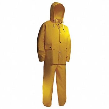 ONGUARD FR 3 Piece Rain Suit Yellow 3XL, 9MD45