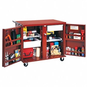 CRESCENT JOBOX Mobile Cab Bench Steel 43-7/8 W 26-7/8 D, 8UMP7