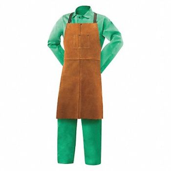 STEINER Welding Bib Apron Leather 36 x 24 In, 8UNN2