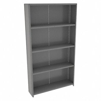 TENNSCO Metal Shlvng Cap 500 lb 12inx84inx48in, 8UR51