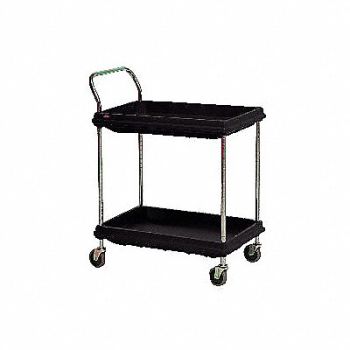 METRO Utility Cart 400 lb Load Cap. PE, 8URD4